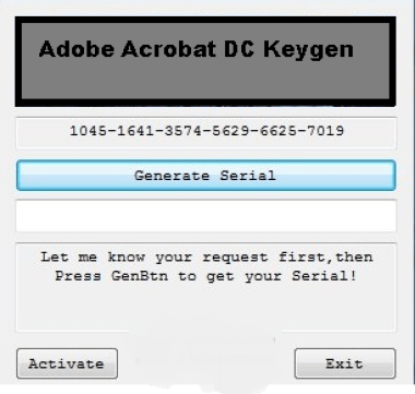 Adobe acrobat pro serial key